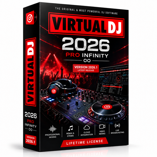 VirtualDJ 2026 Pro Infinity v8.5 | Professional DJ Software - Instant Download